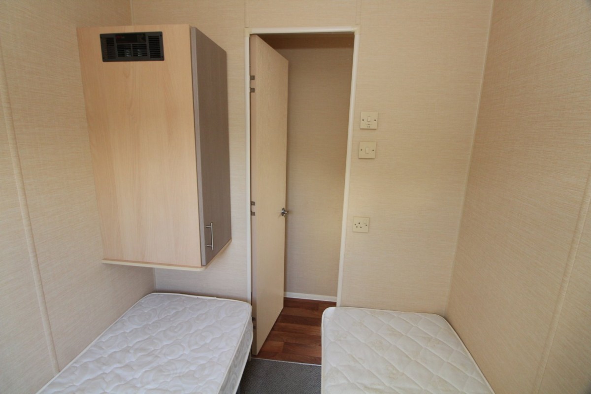 third bedroom with twin beds in the 2011 Willerby Westcoast