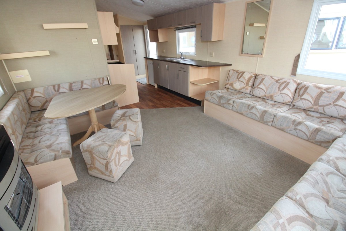 open plan living space in the 2011 Willerby Westcoast