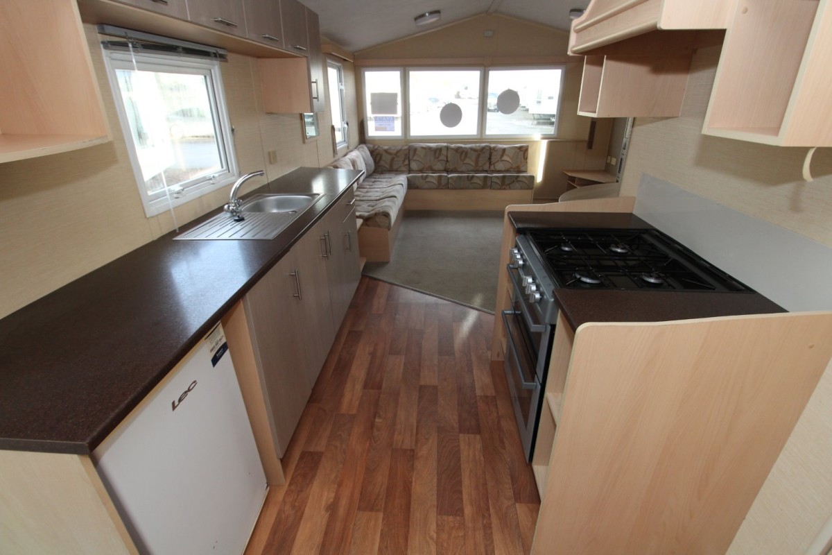 kitchen to lounge in the 2011 Willerby Westcoast