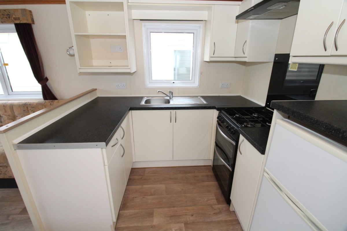 modern kitchen with oven in the 2012 Regal Lodge