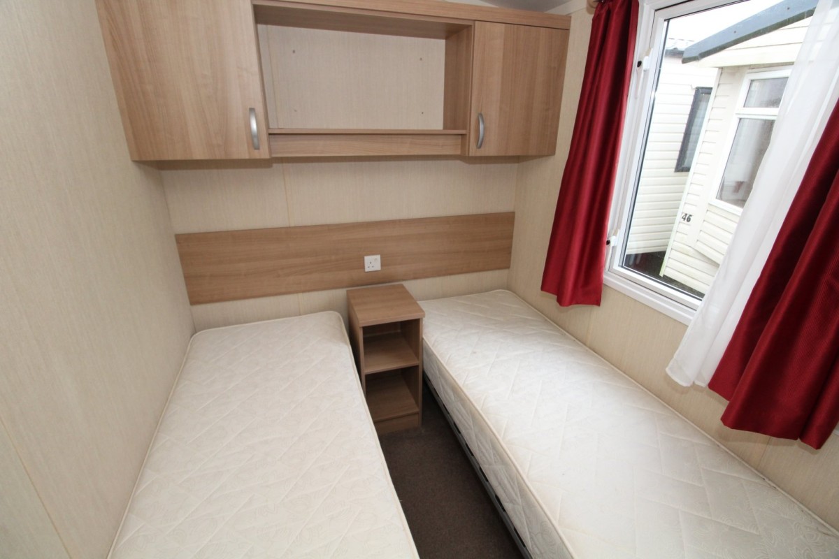 2014 Swift Loire twin bedroom