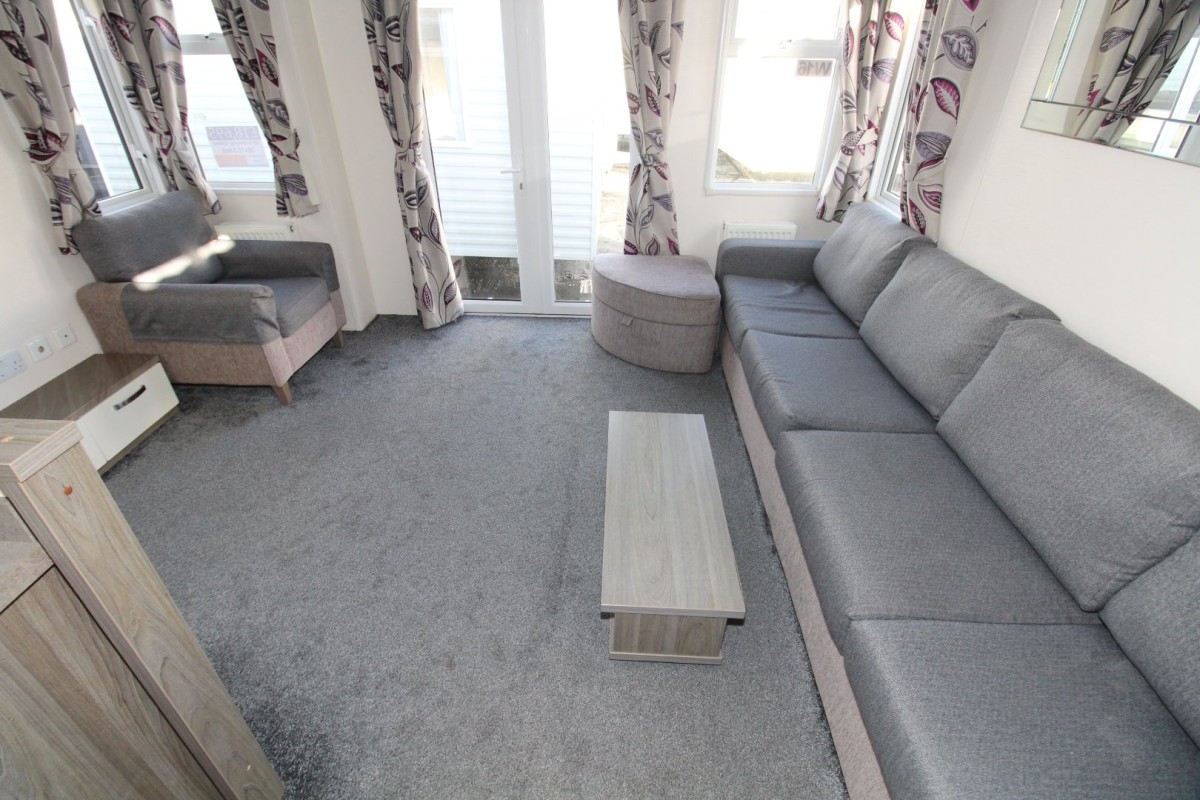 lounge area in the 2015 Willerby Cameo