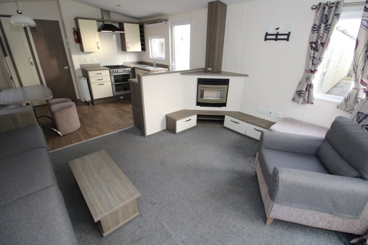 lounge to kitchen in the 2015 Willerby Cameo