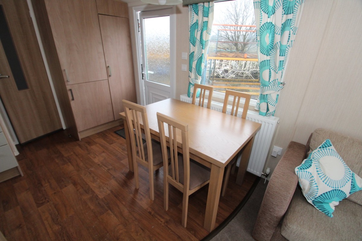 dining area in the 2012 Swift Bordeaux