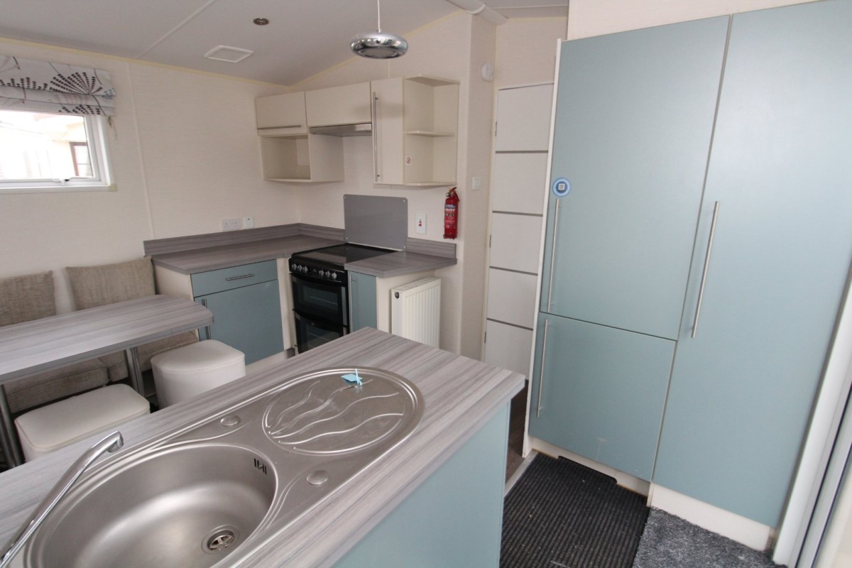 2015 Willerby Azure breakfast island in kitchen