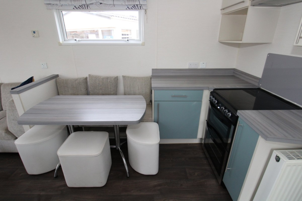 kitchen with dining area in the 2015 Willerby Azure