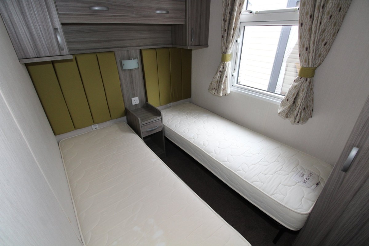 2015 Swift Moselle twin bedroom