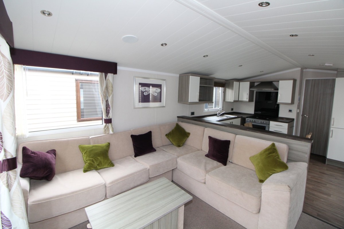 open plan living space in the 2015 Swift Moselle