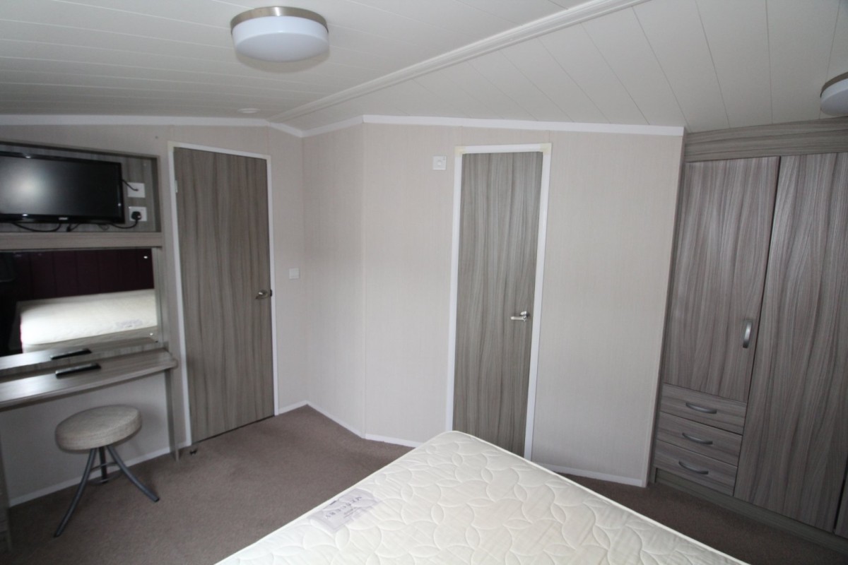 2015 Swift Moselle double bedroom to bathroom