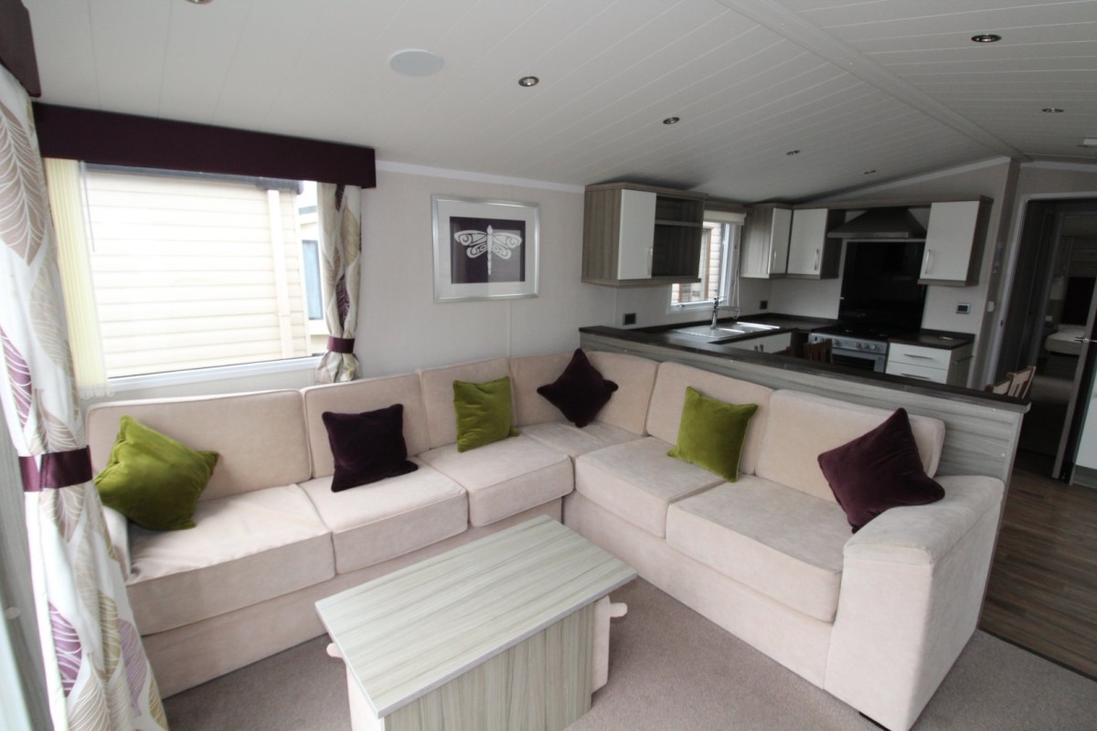 open plan living space in the 2015 Swift Moselle