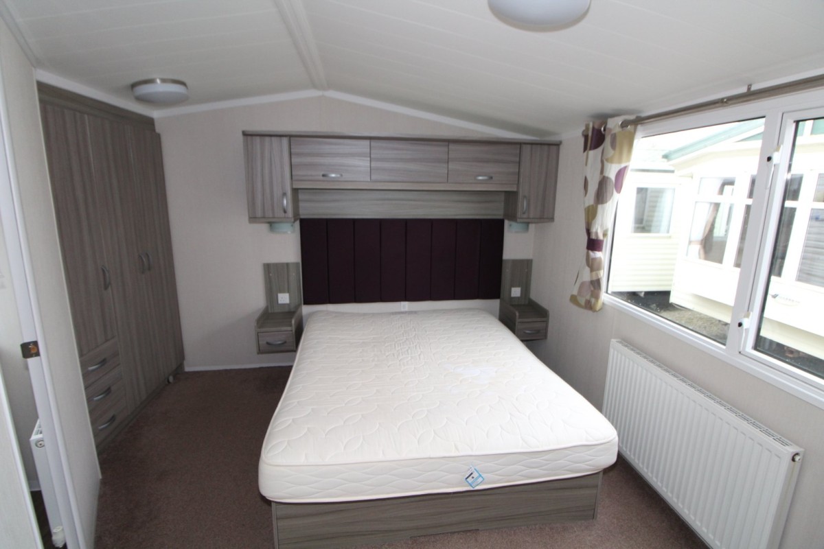 luxury double bedroom in the 2015 Swift Moselle