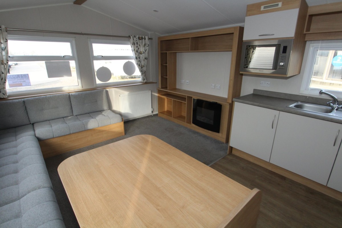 open plan living space in the 2021 Willerby Kelston