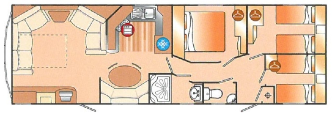 2004 Willerby Granada floor plan