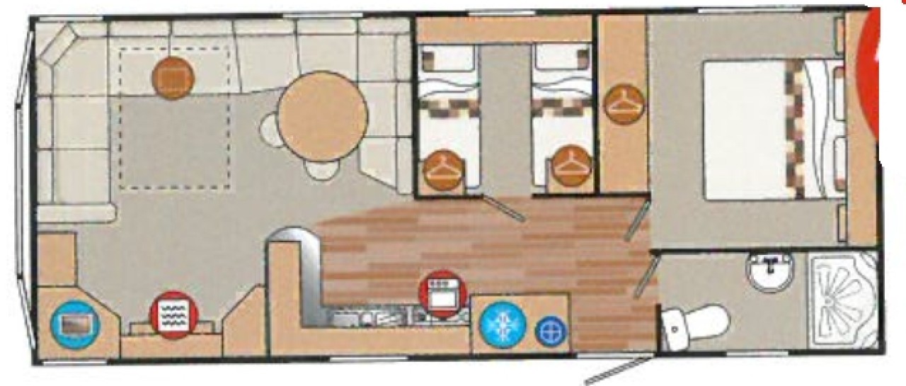 2010 Willerby Granada floor plan