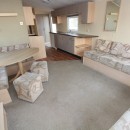 open plan living space in the 2011 Willerby Westcoast