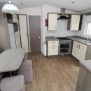 kitchen and dining area in the 2015 Willerby Cameo