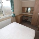 double bedroom with dressing table in the 2012 Swift Bordeaux